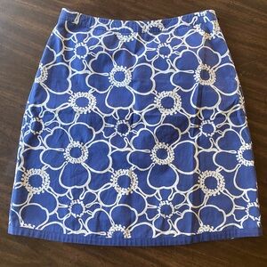 Boden floral a-line skirt